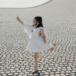 Robe Lili-Rose Argenté